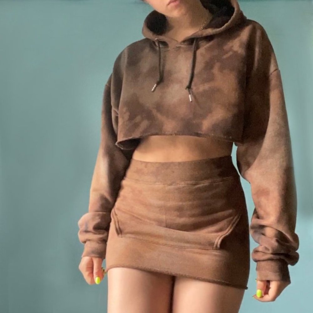 SWEAT SKIRT MATCHING SET